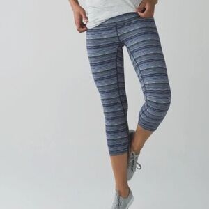 Lululemon Space Dye Wunder Under Crop III 21 1/2"